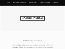 Tablet Screenshot of nobulldigital.com